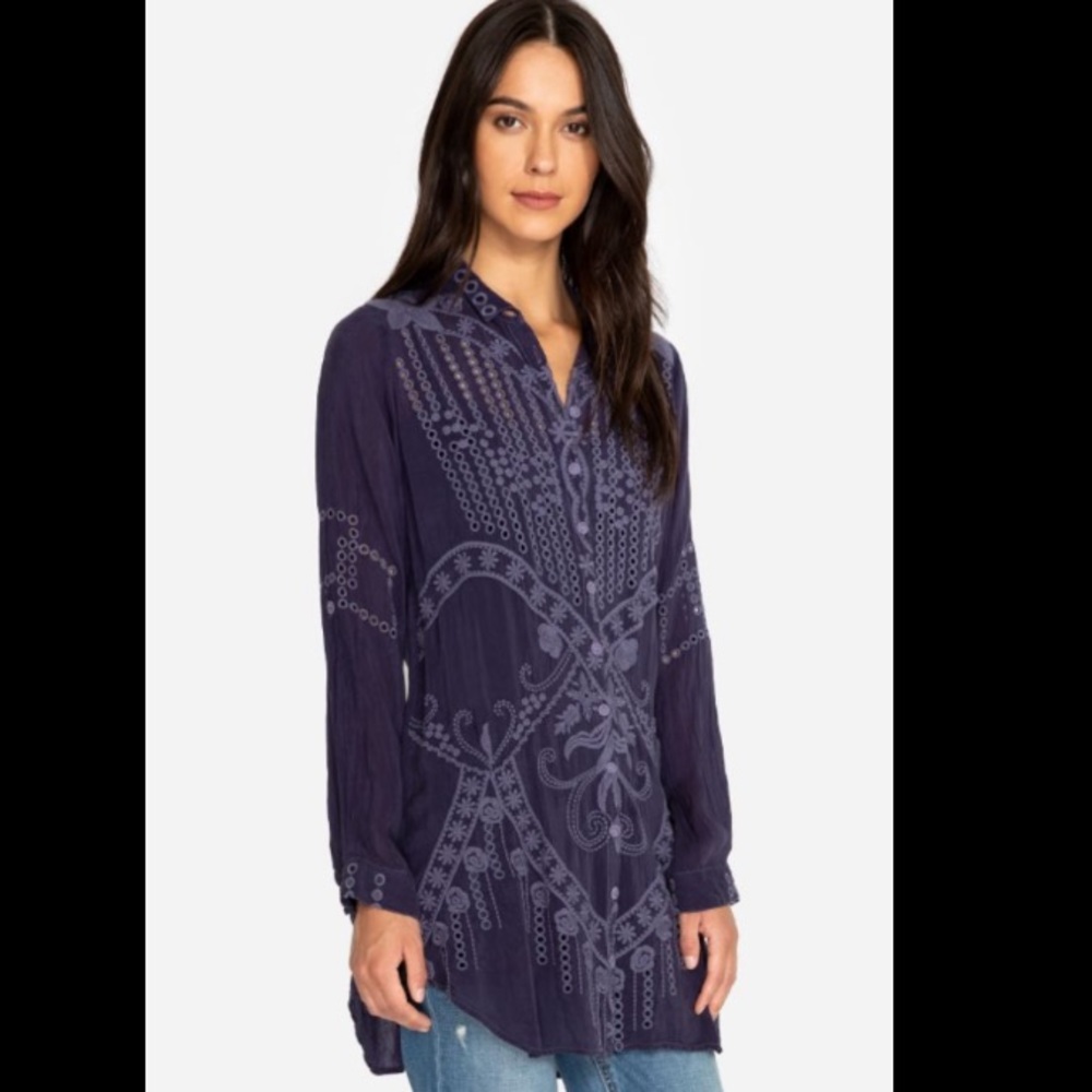 Johnny Was Maymee Blouse / XS - fits to a size Sm. / NWT